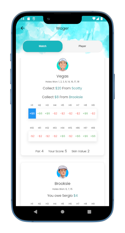Golf skins app android